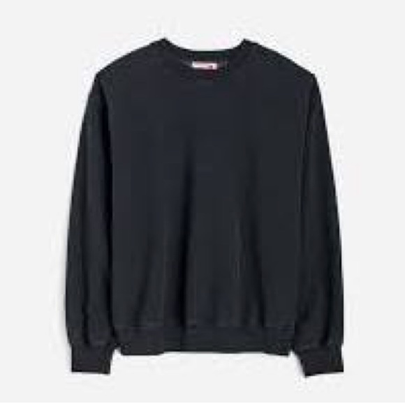 Madewell size xl sweatshirt black - Picture 2 of 4